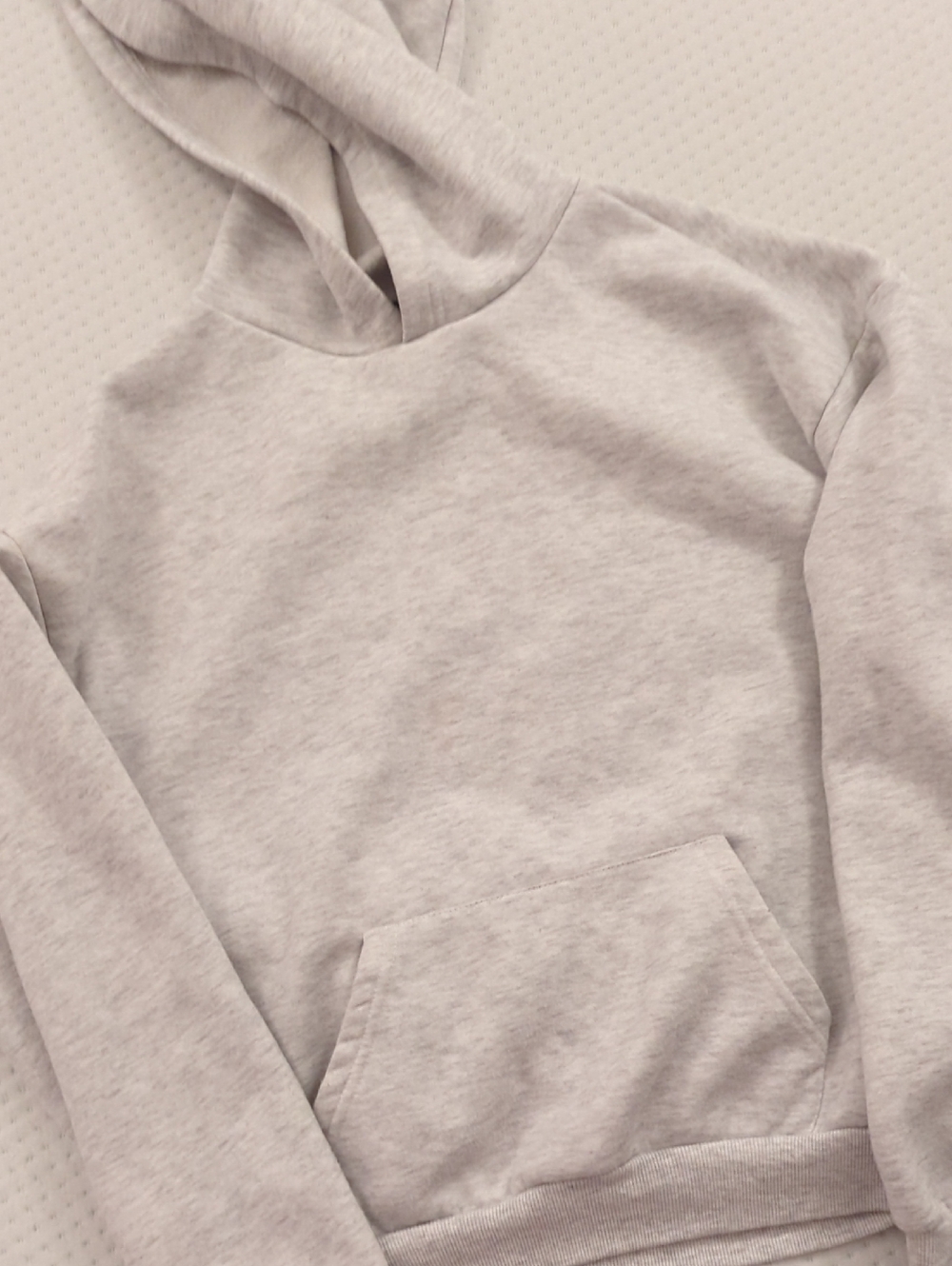 Light Gray Women's Pullover Hoodie - Classic Lightweight Sweatshirt